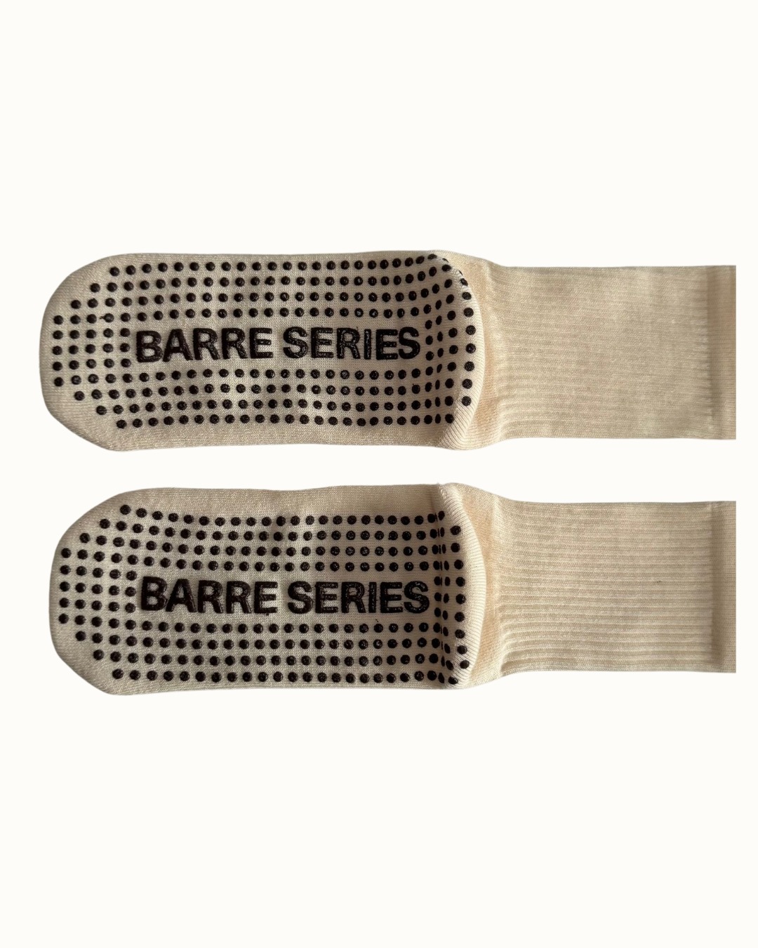 Pilates + Barre Grip Socks (Vanilla)